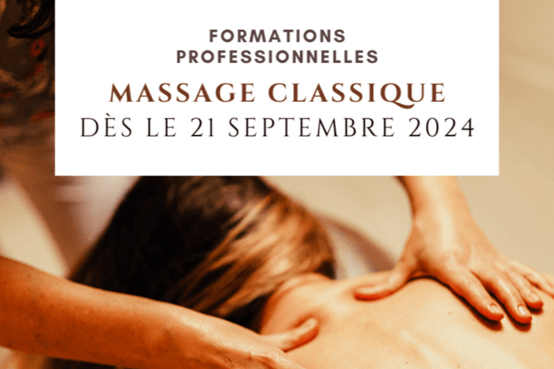 Massage Classique - Cycle 2 - 150 Heures