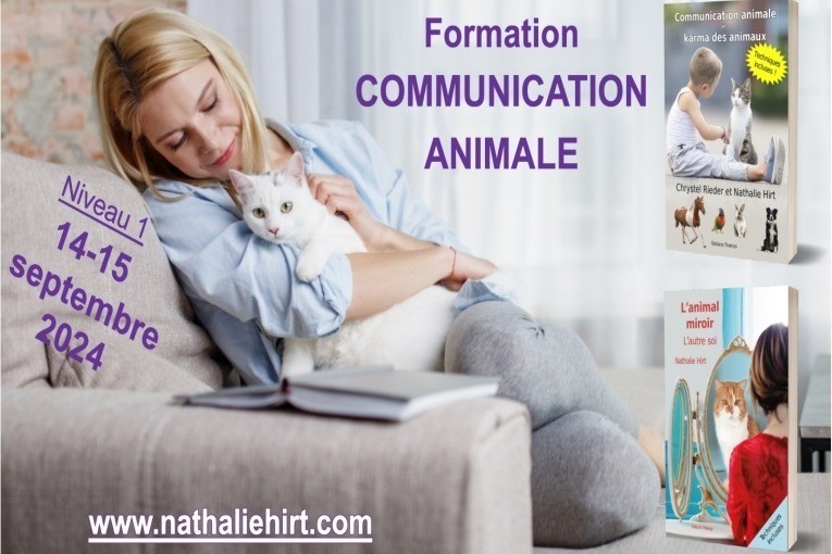 Formation de communication animale - Niveau 1 - septembre 2024 - Nathalie Hirt