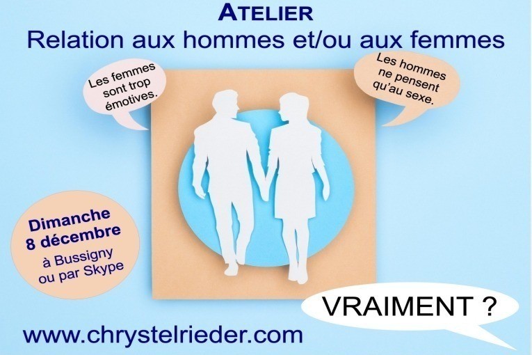 Atelier - Relation aux hommes et/ou aux femmes - Vies antérieures et enfant intérieur